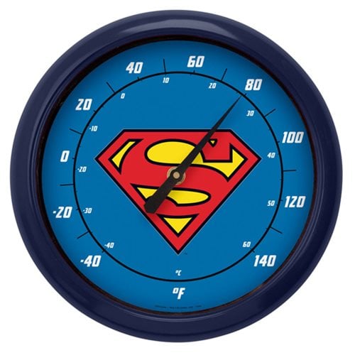 Superman Logo 10-Inch Thermometer